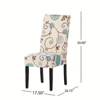 Set Of 2, Elegant Upholstered Dining Chair With Modern Design And Sturdy Frame