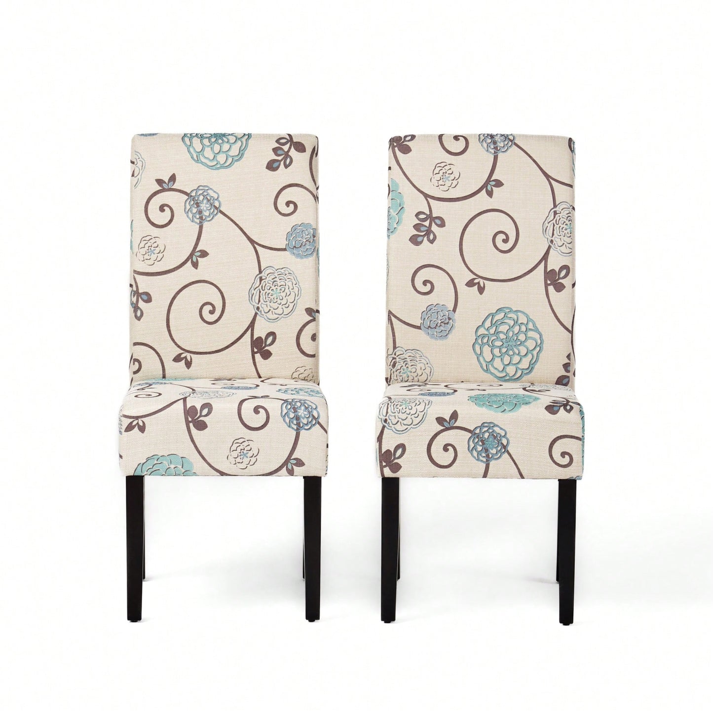 Set Of 2, Elegant Upholstered Dining Chair With Modern Design And Sturdy Frame
