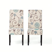 Set Of 2, Elegant Upholstered Dining Chair With Modern Design And Sturdy Frame