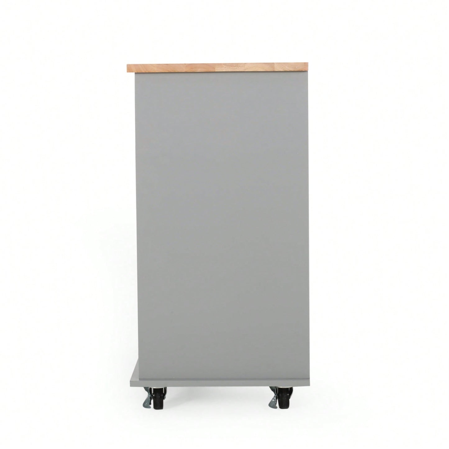 Versatile Kitchen Cart With Two Drawers And One Door For Extra Storage And Organization