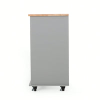 Versatile Kitchen Cart With Two Drawers And One Door For Extra Storage And Organization