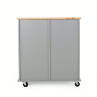 Versatile Kitchen Cart With Two Drawers And One Door For Extra Storage And Organization