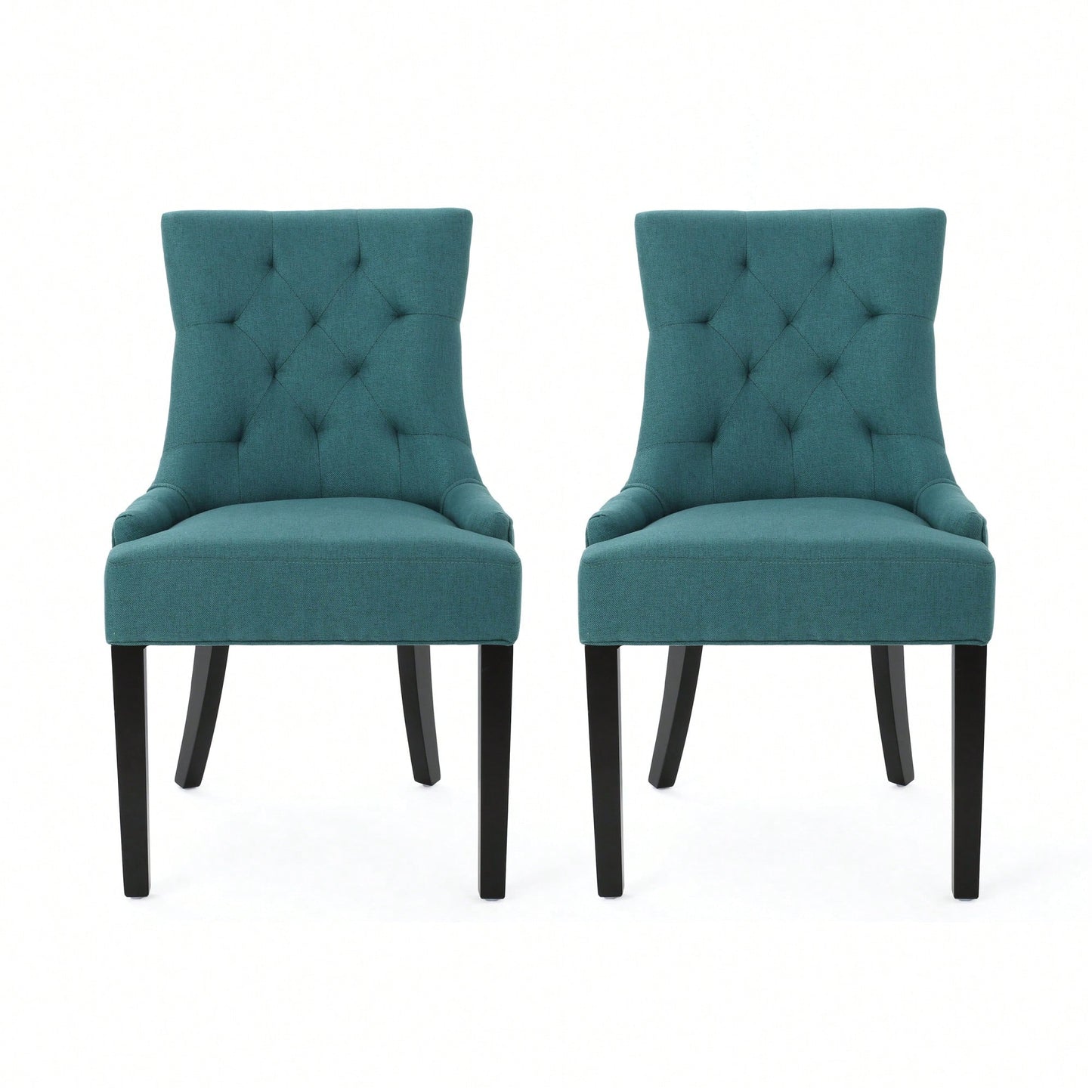 Stylish Set Of 2 Modern Dining Chairs For Home And Kitchen Decor