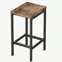 Long Dining Table Set With 3 Stools Easy Assembly Perfect For Family Gatherings Natural