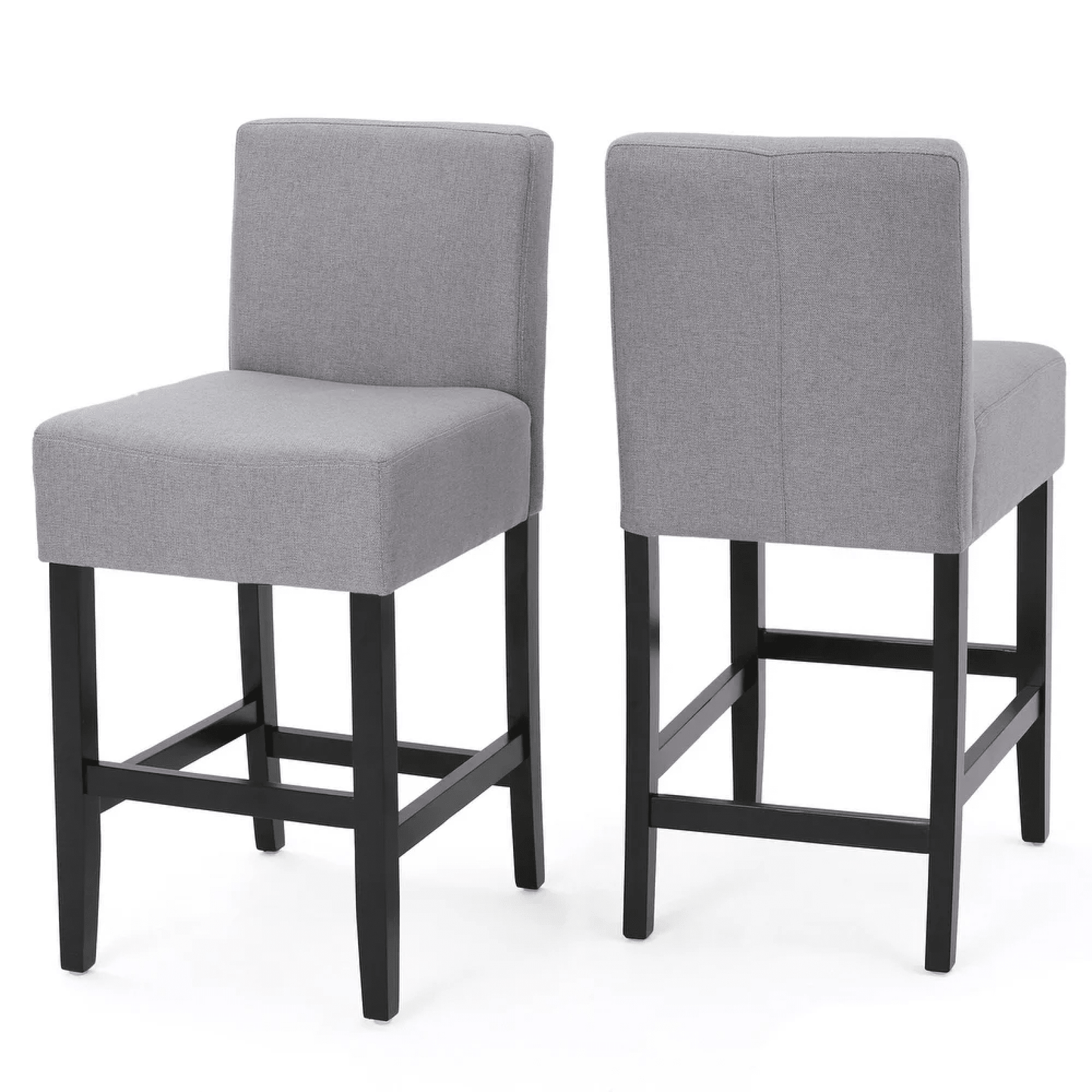 Set Of 2 Modern Counter Stools With Stylish Design And Comfortable Seating
