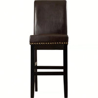 Upholstered 30 Inch Counter Stool Set Of 2 With Solid Wood Frame For Kitchen And Dining Room