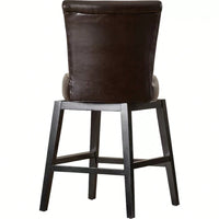 28-Inch Modern PU Leather Swivel Counter Stool With Adjustable Height And Stylish Design