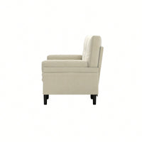 Corduroy Versatile Adjustable Sofa Bed And Lounge Chair For Guests Ivory