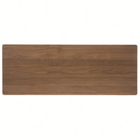 Wood Bar Table 17.72 X 47.24 X 42.01 Inches Ideal For Home Or Commercial Use Natural Walnut Finish