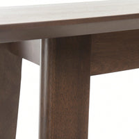 Wood Bar Table 17.72 X 47.24 X 42.01 Inches Ideal For Home Or Commercial Use Natural Walnut Finish