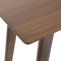 Wood Bar Table 17.72 X 47.24 X 42.01 Inches Ideal For Home Or Commercial Use Natural Walnut Finish