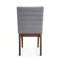 Set Of 2 Modern Upholstered Dining Chairs With Stylish Design And Comfortable Seating