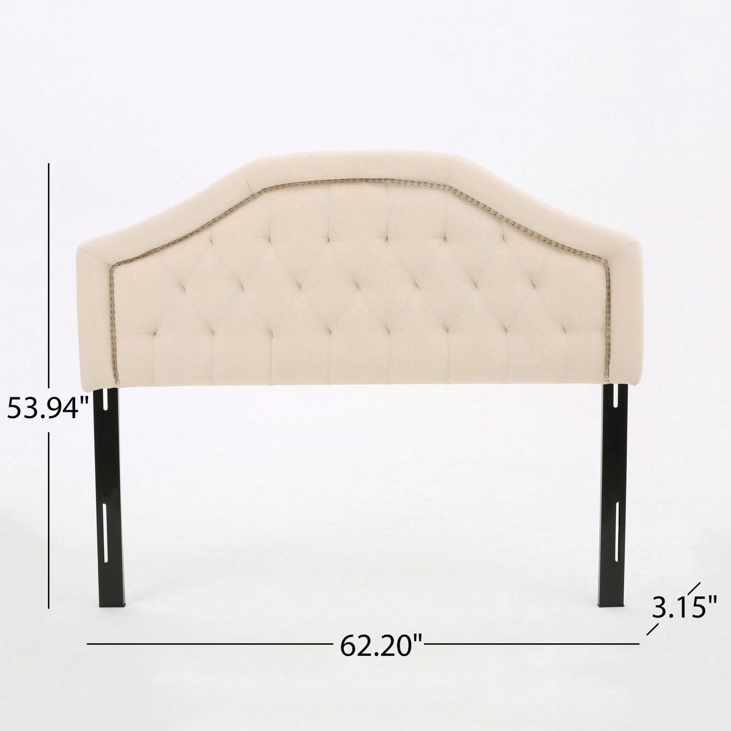 Elegant Queen And Full Size Upholstered Headboard For Stylish Bedroom Décor