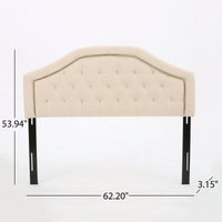 Elegant Queen And Full Size Upholstered Headboard For Stylish Bedroom Décor