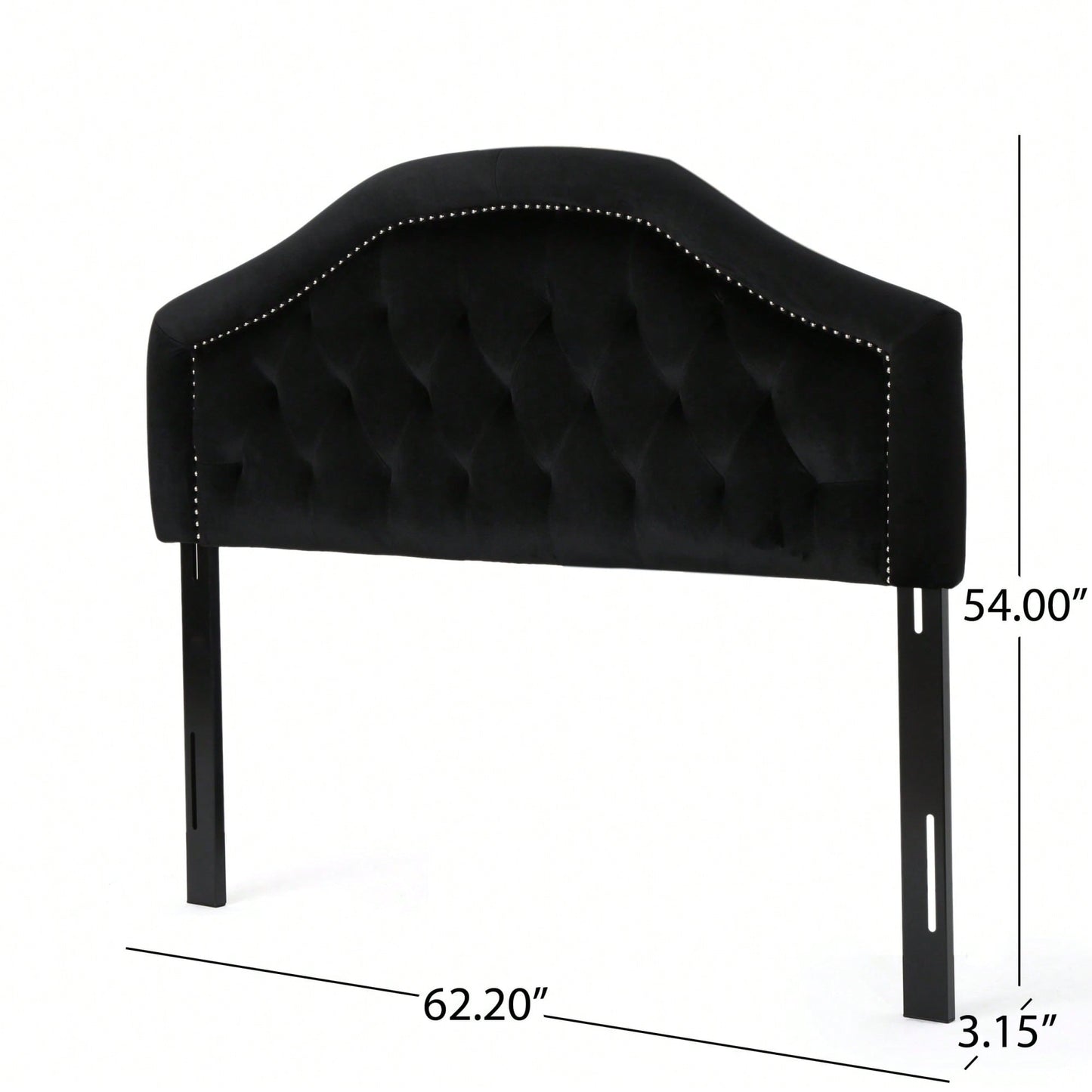 Elegant Queen And Full Size Upholstered Headboard For Stylish Bedroom Décor