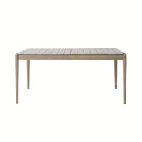 Light Ash Dining Table 68.25 Inch Wide Modern Design Perfect For Dining Room Or Kitchen
