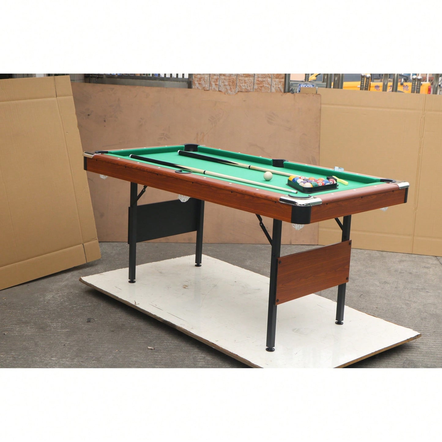 Versatile Indoor Game Table For Pool And Billiards Fun With Family And Friends