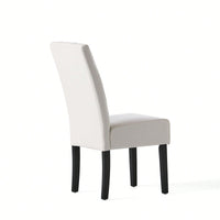 Set Of 2 Elegant Modern Dining Chair With Comfortable Upholstery And Stylish Design