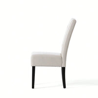 Set Of 2 Elegant Modern Dining Chair With Comfortable Upholstery And Stylish Design