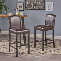 Set Of 2 Stylish Barstools For Modern Dining And Kitchen Spaces