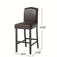 Set Of 2 Stylish Barstools For Modern Dining And Kitchen Spaces
