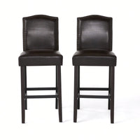 Set Of 2 Stylish Barstools For Modern Dining And Kitchen Spaces