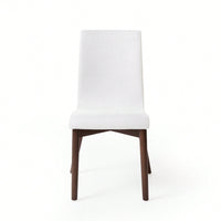 Set Of 2 Modern Upholstered Dining Chairs With Stylish Design And Comfortable Seating