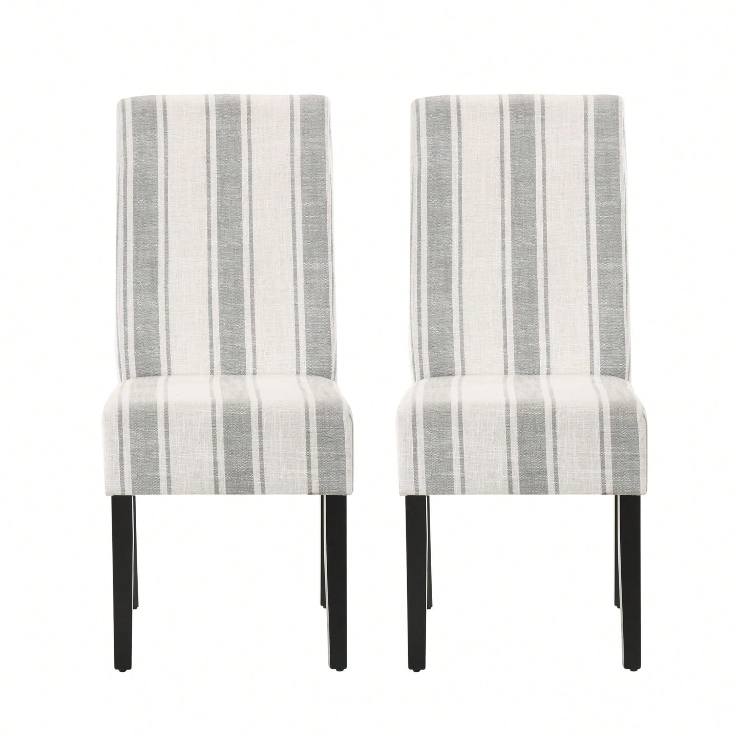 Set Of 2 Elegant Upholstered Dining Chair With Modern Design And Sturdy Frame
