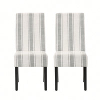 Set Of 2 Elegant Upholstered Dining Chair With Modern Design And Sturdy Frame