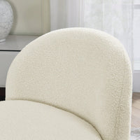 Hoop Gauze Lounge Chair With Soft Cushion And Backrest For Living Room Bedroom Dining Room Assembly Required Beige