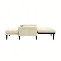 Comfortable Grey Two-Seater Sofa Bed With Recline Function For Ultimate Relaxation