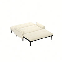 Comfortable Grey Two-Seater Sofa Bed With Recline Function For Ultimate Relaxation