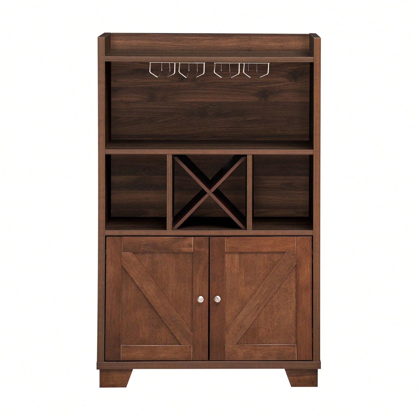 Elegant Wine Storage Cabinet With Glass Door And Temperature Control