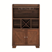 Elegant Wine Storage Cabinet With Glass Door And Temperature Control