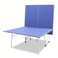 Portable 9ft Foldable Table Tennis Set With Net 2 Paddles And 3 Balls For Indoor Play