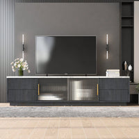 Stylish Modern TV Stand For 70 Inch TV With 4 Drawers And Large Storage Cabinet For Living Room And Bedroom