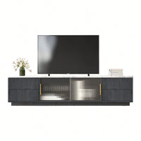 Stylish Modern TV Stand For 70 Inch TV With 4 Drawers And Large Storage Cabinet For Living Room And Bedroom