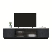 Stylish Modern TV Stand For 70 Inch TV With 4 Drawers And Large Storage Cabinet For Living Room And Bedroom