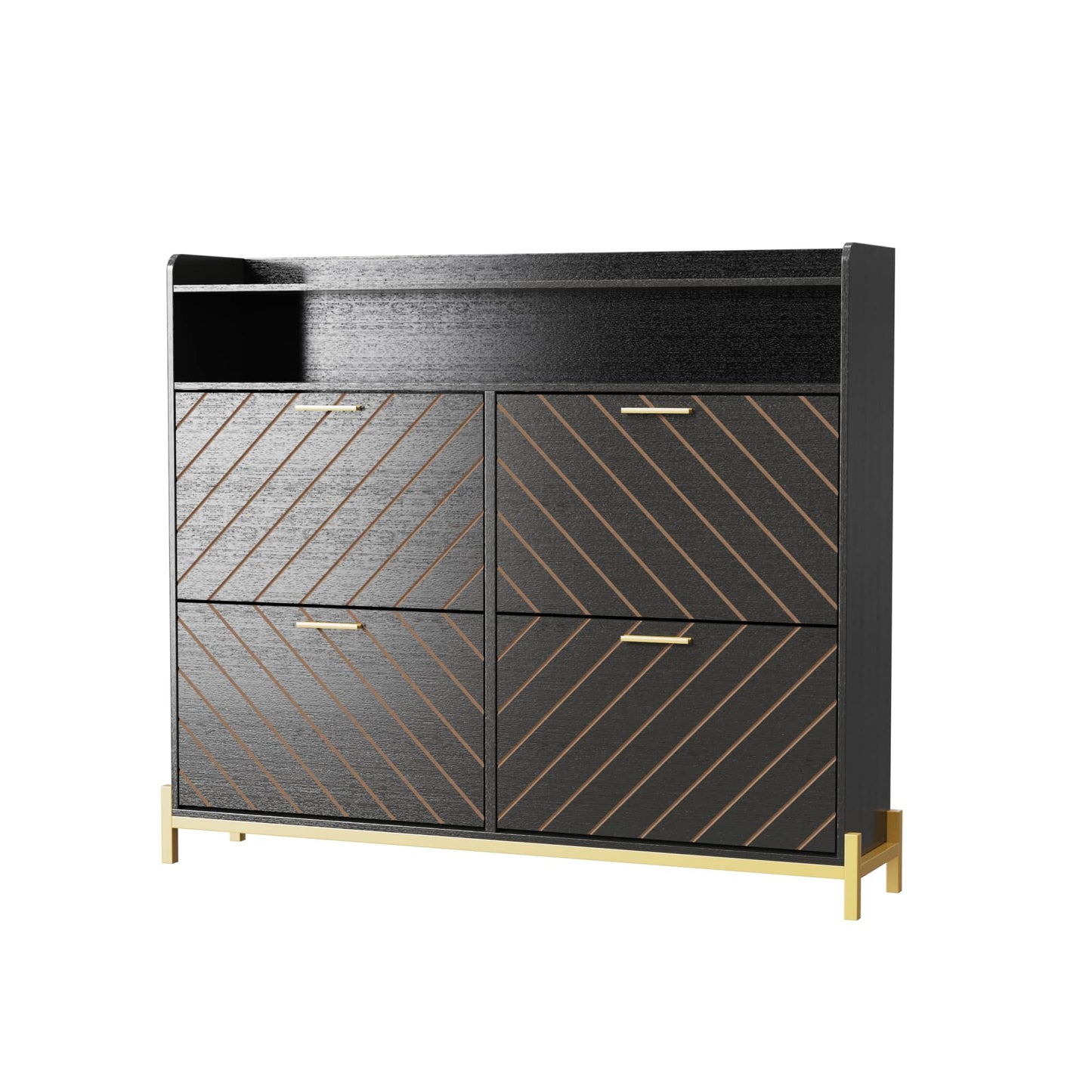 Stylish Shoe Cabinet With Ample Storage Space For Organized Footwear