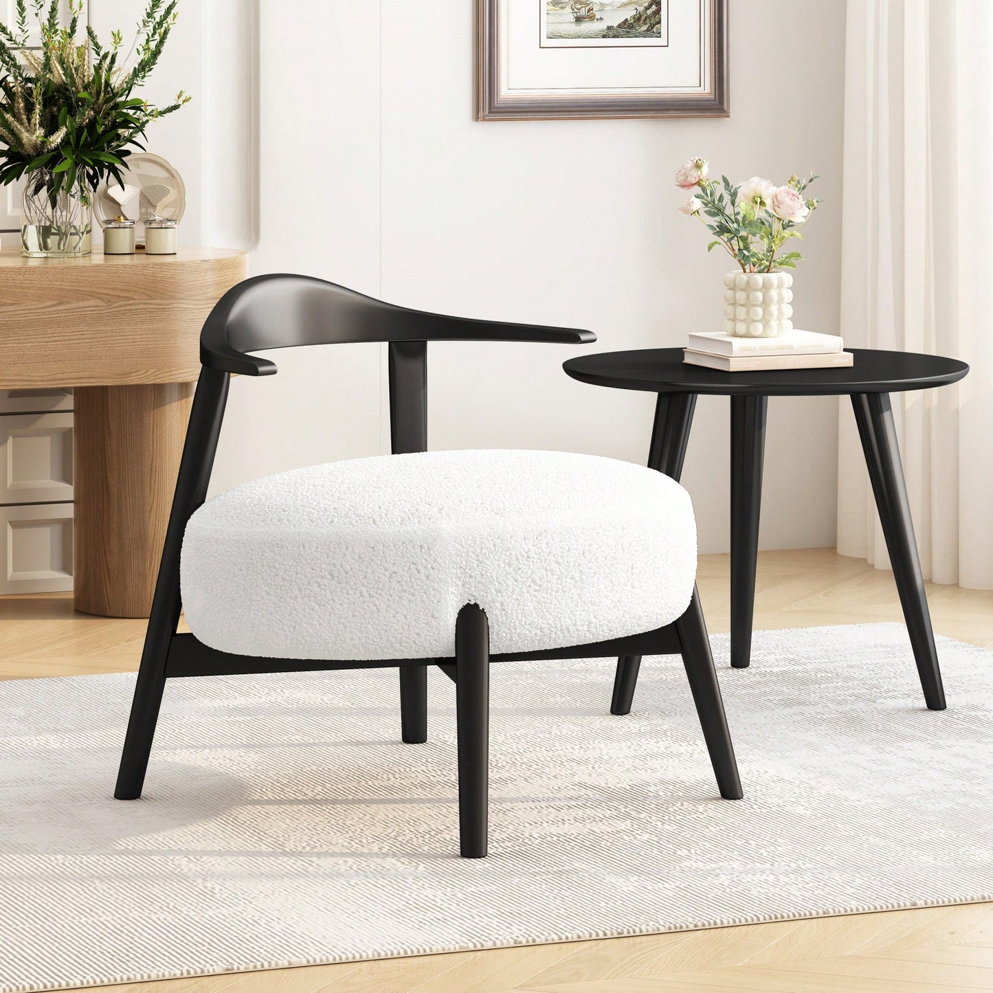 Stylish Modern Accent Chair For Living Room Or Office Seating Decor