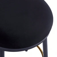 Stylish White Counter Stools Set Of 2 With Iron Frame And Comfortable Sponge Cushion For Kitchen Dining Room And Bedroom Use