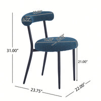 Set Of 2 Stylish And Comfortable Dining Chairs For Modern Home Decor