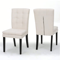 Set Of 2 Elegant Modern Dining Chair With Comfortable Upholstery And Stylish Design