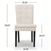 Set Of 2 Elegant Modern Dining Chair With Comfortable Upholstery And Stylish Design