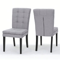 Set Of 2 Elegant Modern Dining Chair With Comfortable Upholstery And Stylish Design
