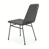 Set Of 2 Dark Brown Dining Chairs For Modern Home Decor