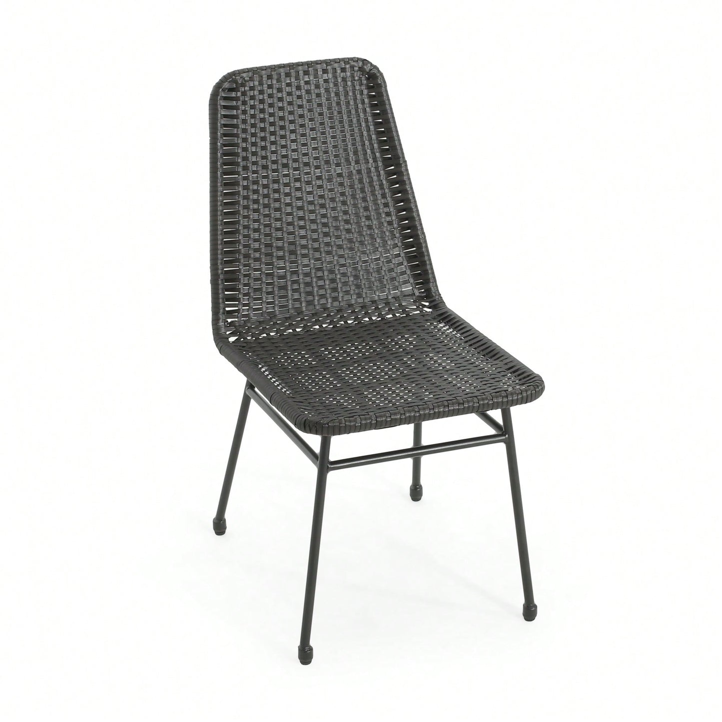 Set Of 2 Dark Brown Dining Chairs For Modern Home Decor