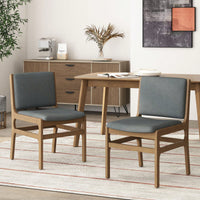 Set Of 2 Elegant Upholstered Dining Chair With Modern Design And Sturdy Frame