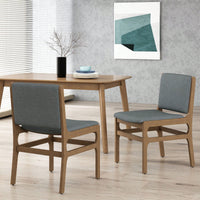 Set Of 2 Elegant Upholstered Dining Chair With Modern Design And Sturdy Frame