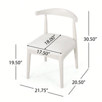 Set Of 2 Elegant Upholstered Dining Chair With Modern Design And Sturdy Frame